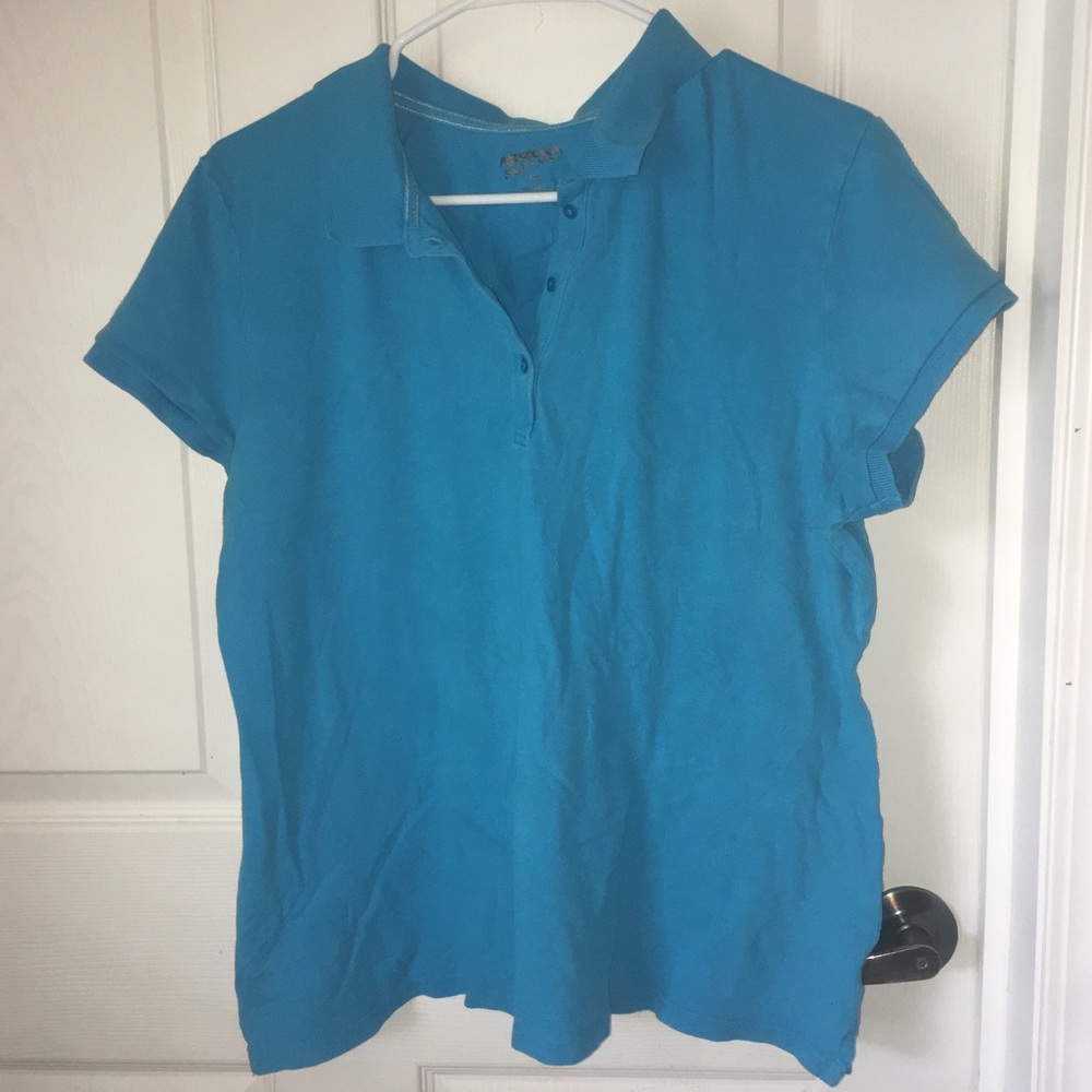 Arizona Jean blue polo shirt
